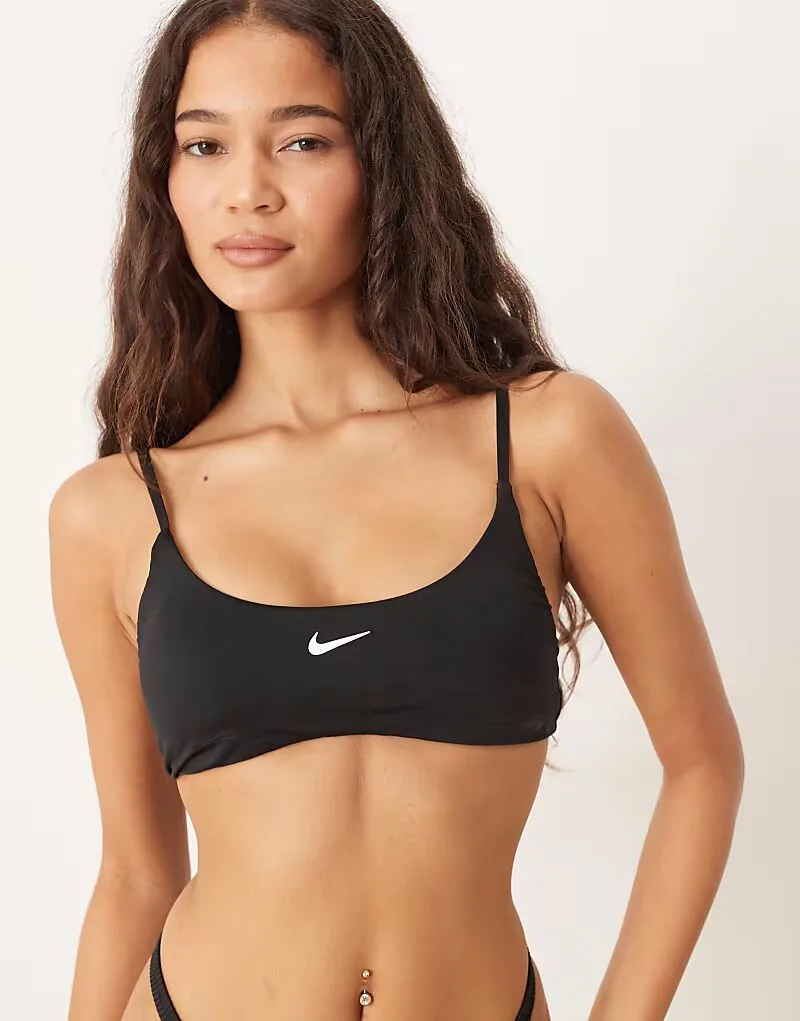 Nike Swimming Комплект бикини-бралетт Nike черного цвета