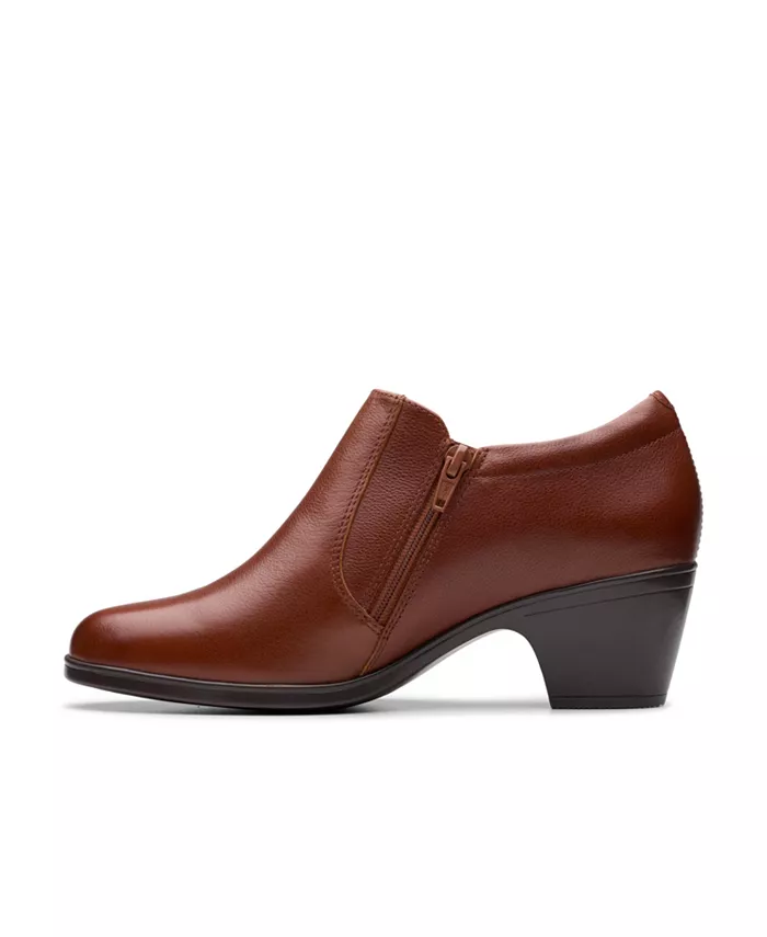 Эмили 2 Рейна Утепленные Ботильоны на Плоской Подошве Clarks, коричневый/бежевый — фото 3