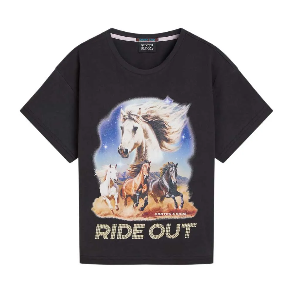 

Футболка с коротким рукавом Scotch & Soda 183150, черный