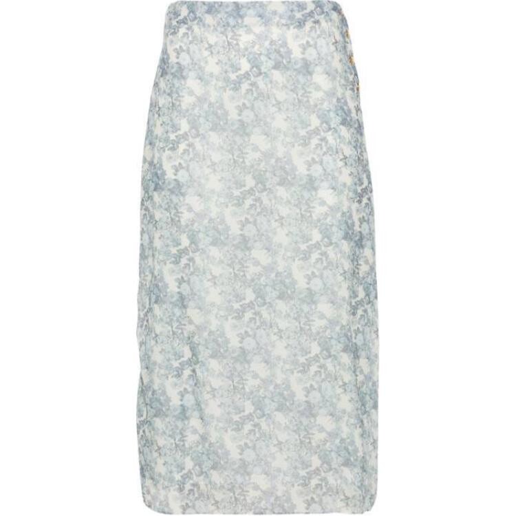 

Повседневная длинная юбка женская серая Celine