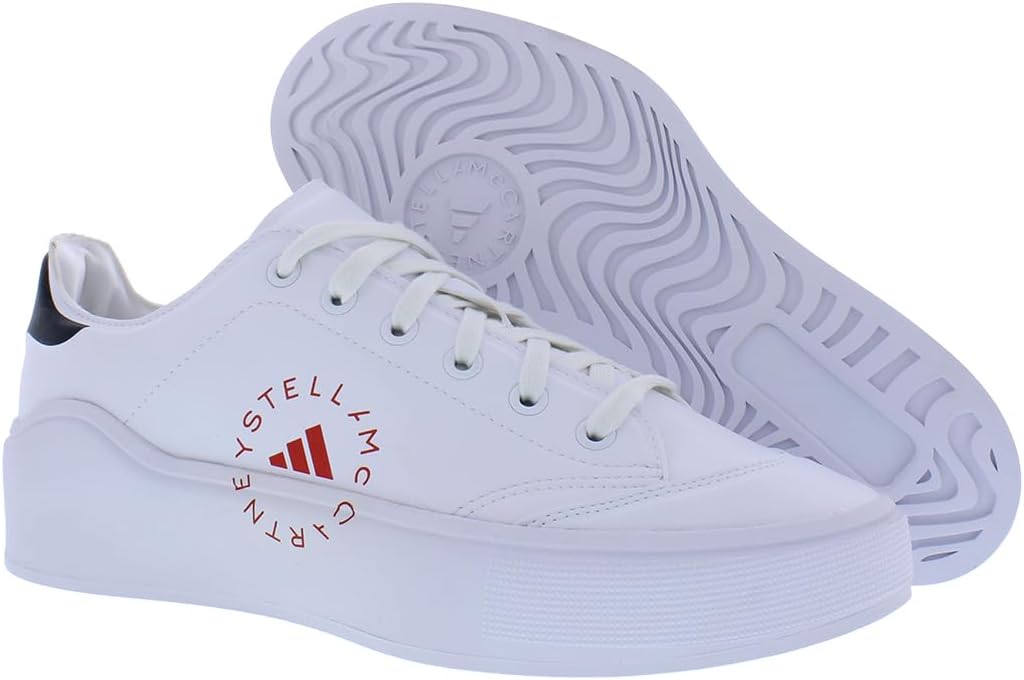 Кроссовки adidas от Стеллы Маккартни для мужчин и женщин, Cloud White/Active Red/Cloud White, белый/красный — фото 4