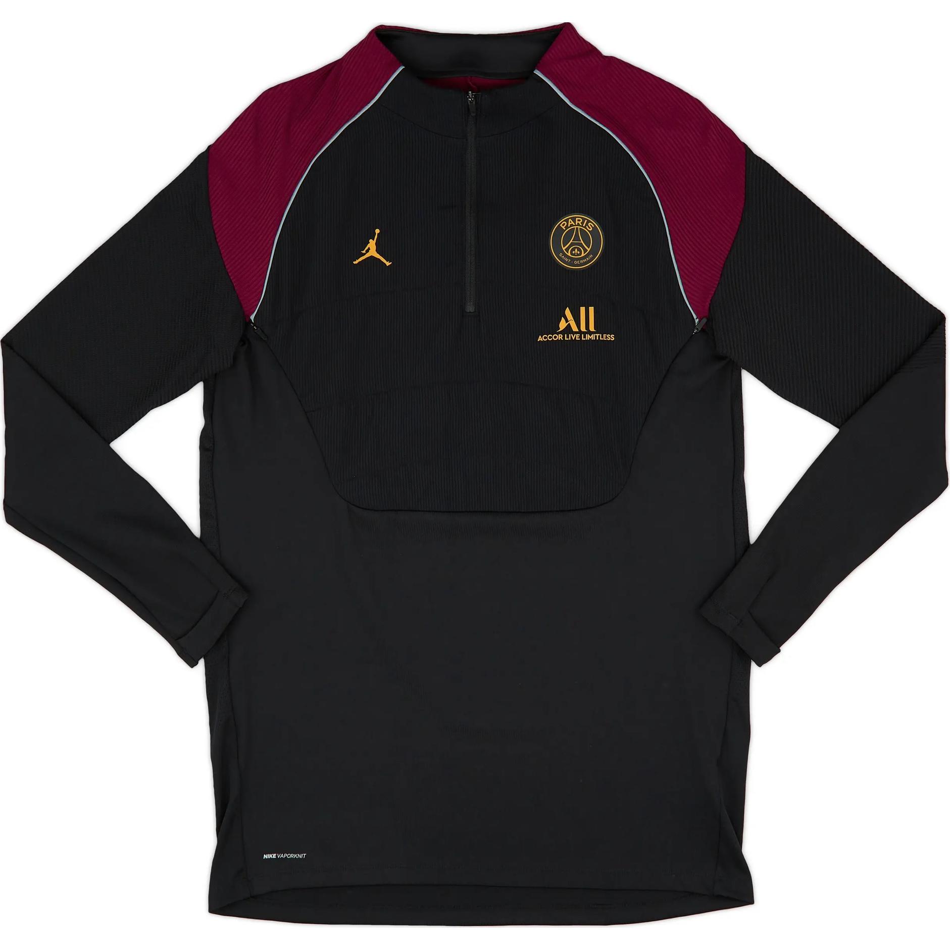 

Париж Сен-Жермен 2020-21 Игровая футбольная майка Vaporknit унисекс черная Jordan