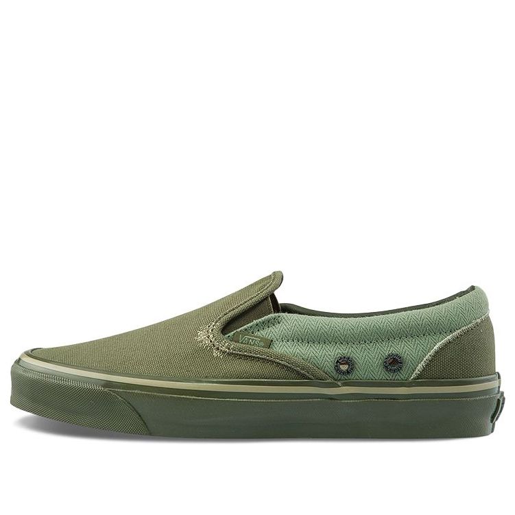 

Кеды Vans Nigel Cabourn x OG Classic Slip-On LX 'USMC Army Mix', зеленый