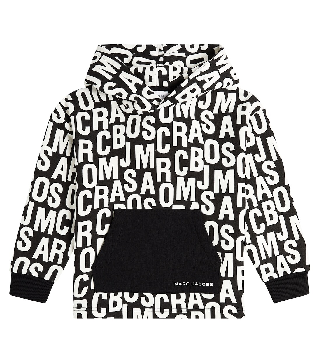 

Худи из хлопкового джерси с логотипом Marc Jacobs, черный