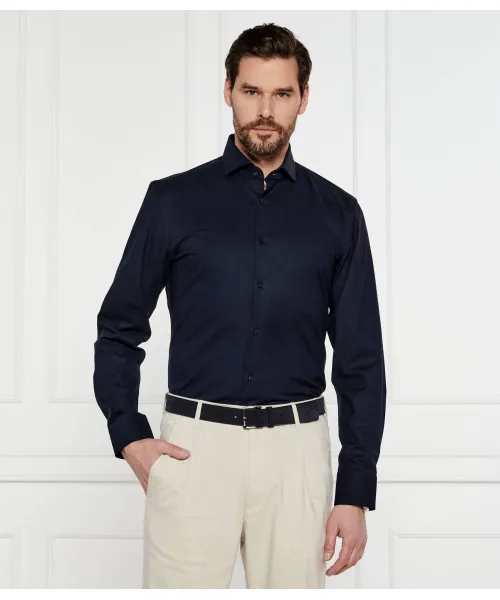 

Рубашка H-hank-spread-c1-222 Slim fit Boss, синий
