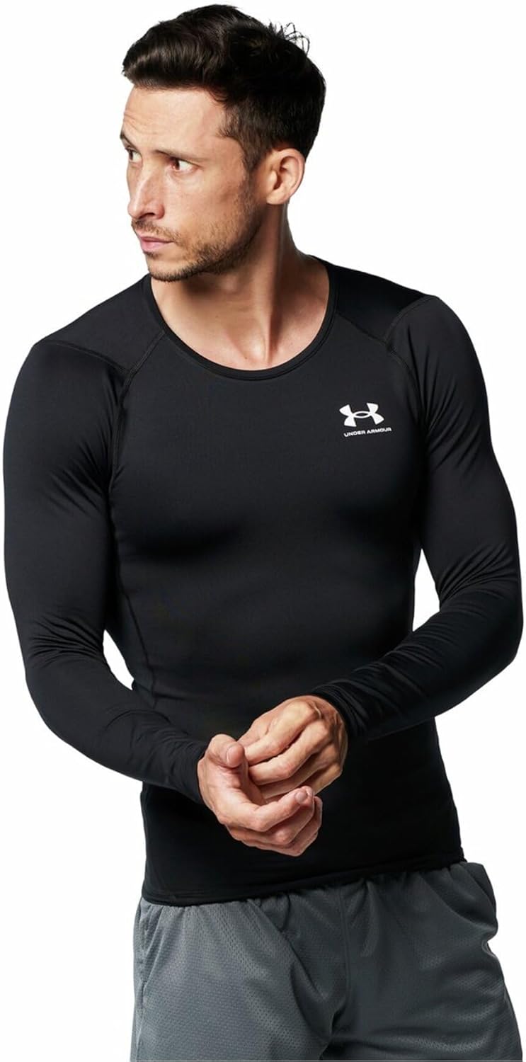 

Мужская футболка-термобелье Under Armour UA ColdGear Training Baselayer Armour Crew Shirt, черный