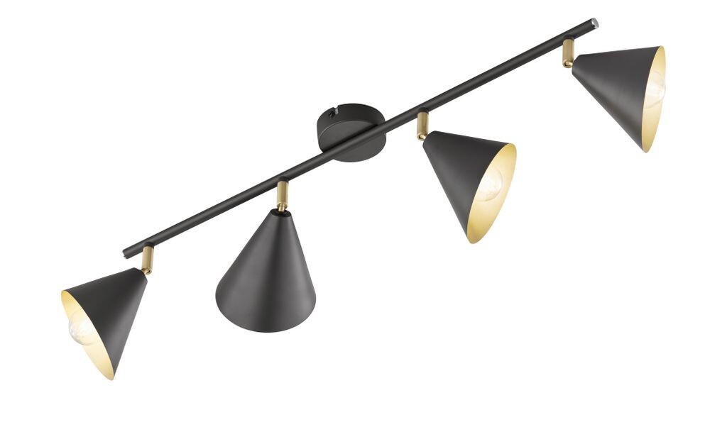 

Потолочный светильник WOFI Gloria, 4 лампочки., серый