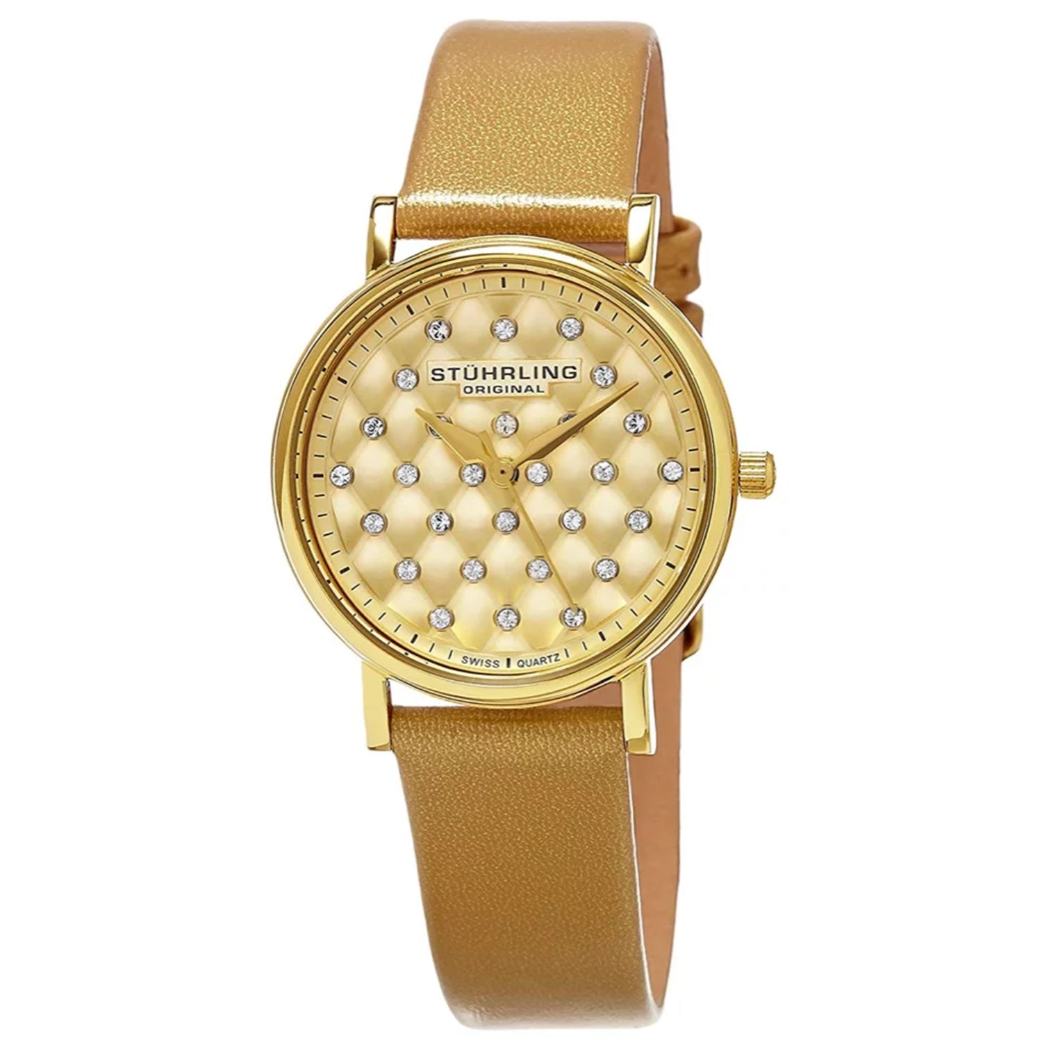 

Женские часы Stuhrling Audrey с золотым циферблатом, золотой