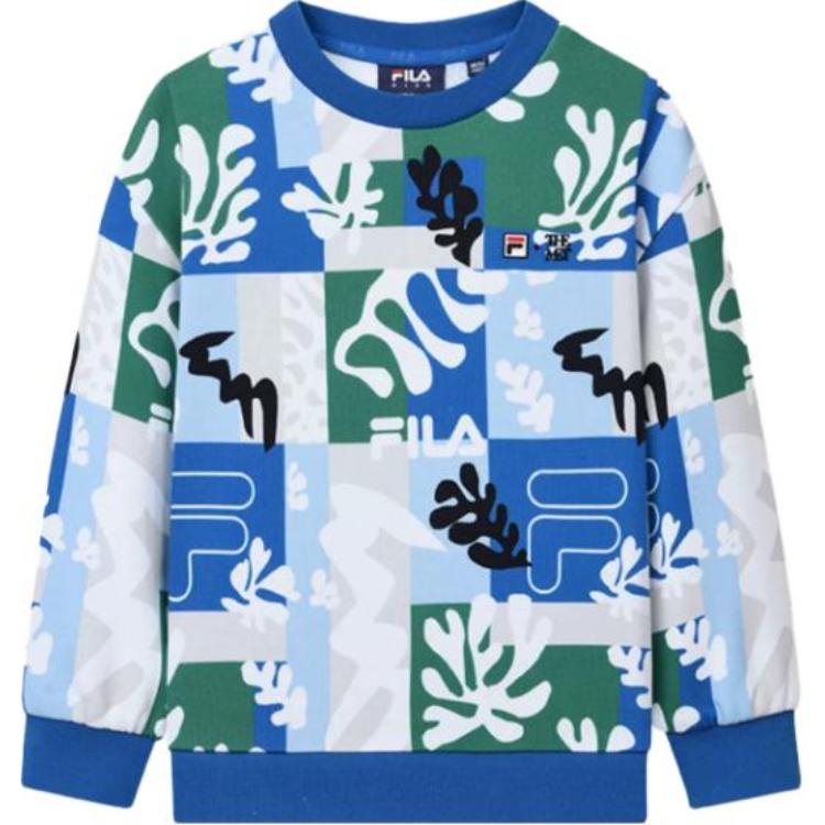 

Детская толстовка Fila Kids, цвет All Over Print