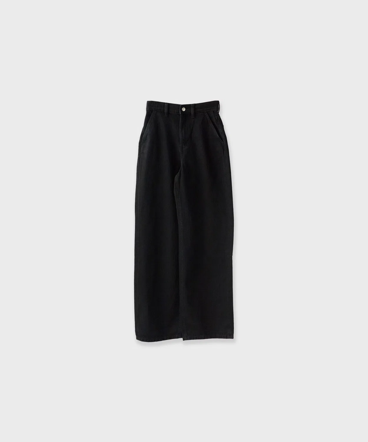 Широкие брюки Calvin Klein из мягкого хлопка, свободный крой, черные