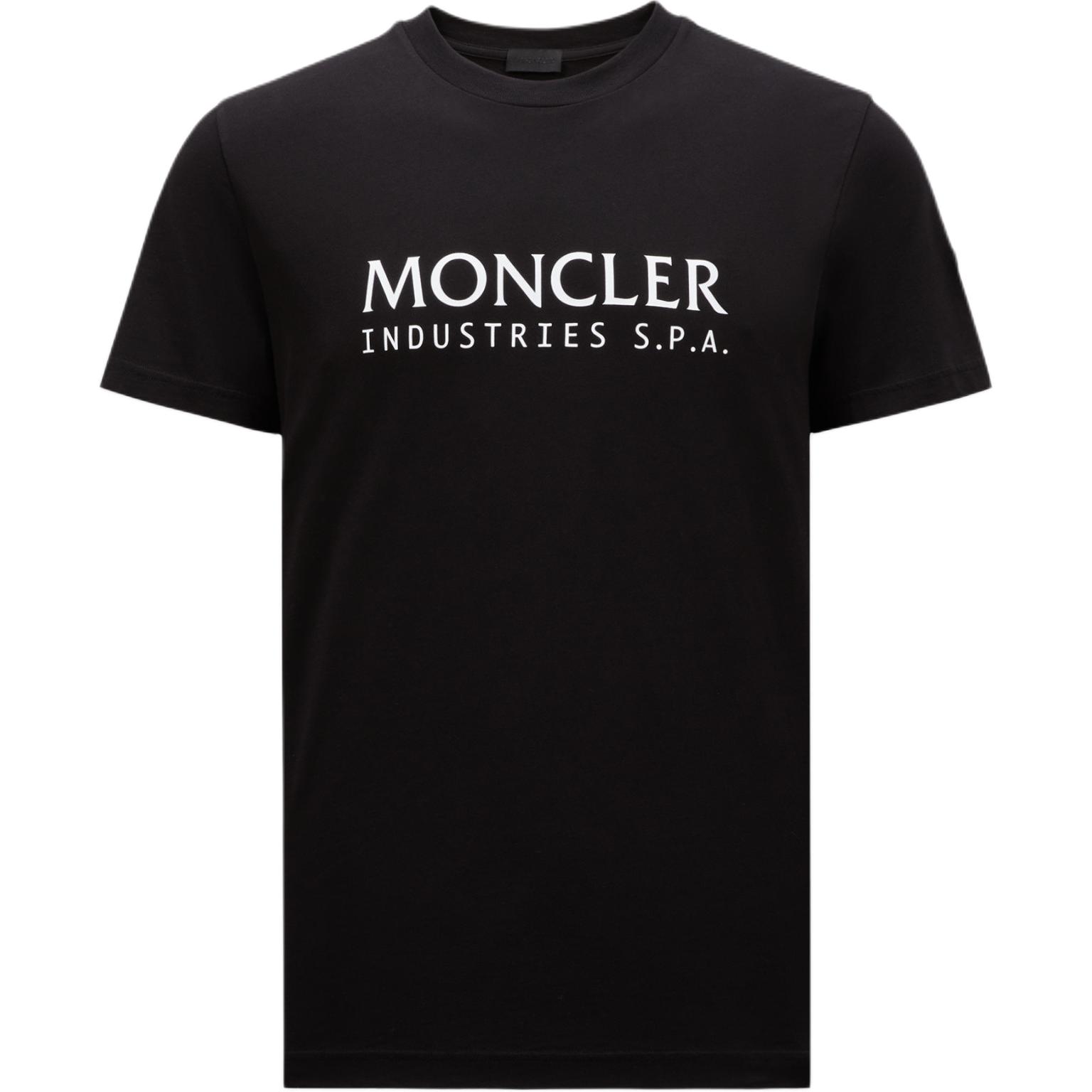 

Футболка с логотипом Moncler, черная