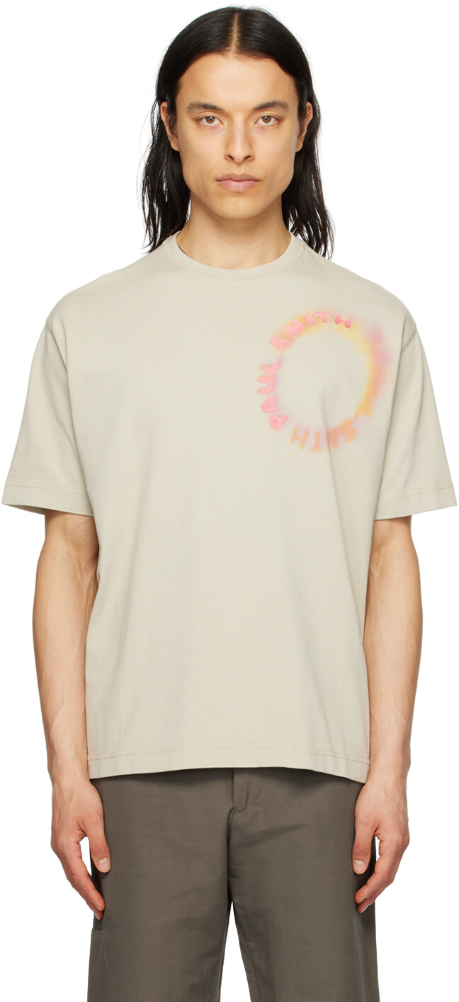 

Футболка бежевая Solar Flare Paul Smith