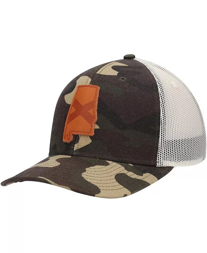 

Мужская камуфляжная кепка Alabama Icon Woodland State с нашивкой Trucker Snapback Local Crowns