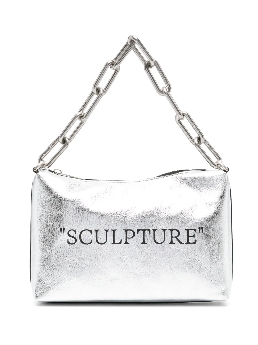 

Сумка на плечо Block Pouch OFF-WHITE, серебяный