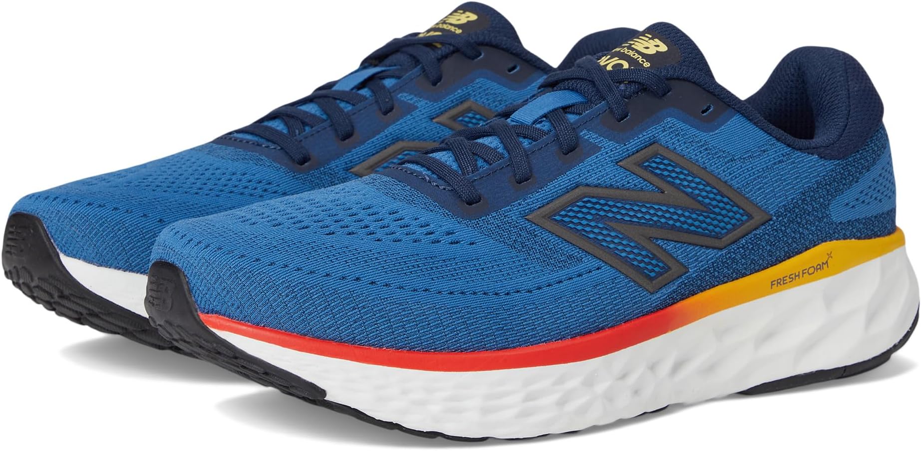 

Кроссовки New Balance Fresh Foam X Evoz v4, цвет Sea Stone/Nb Navy/Clementine