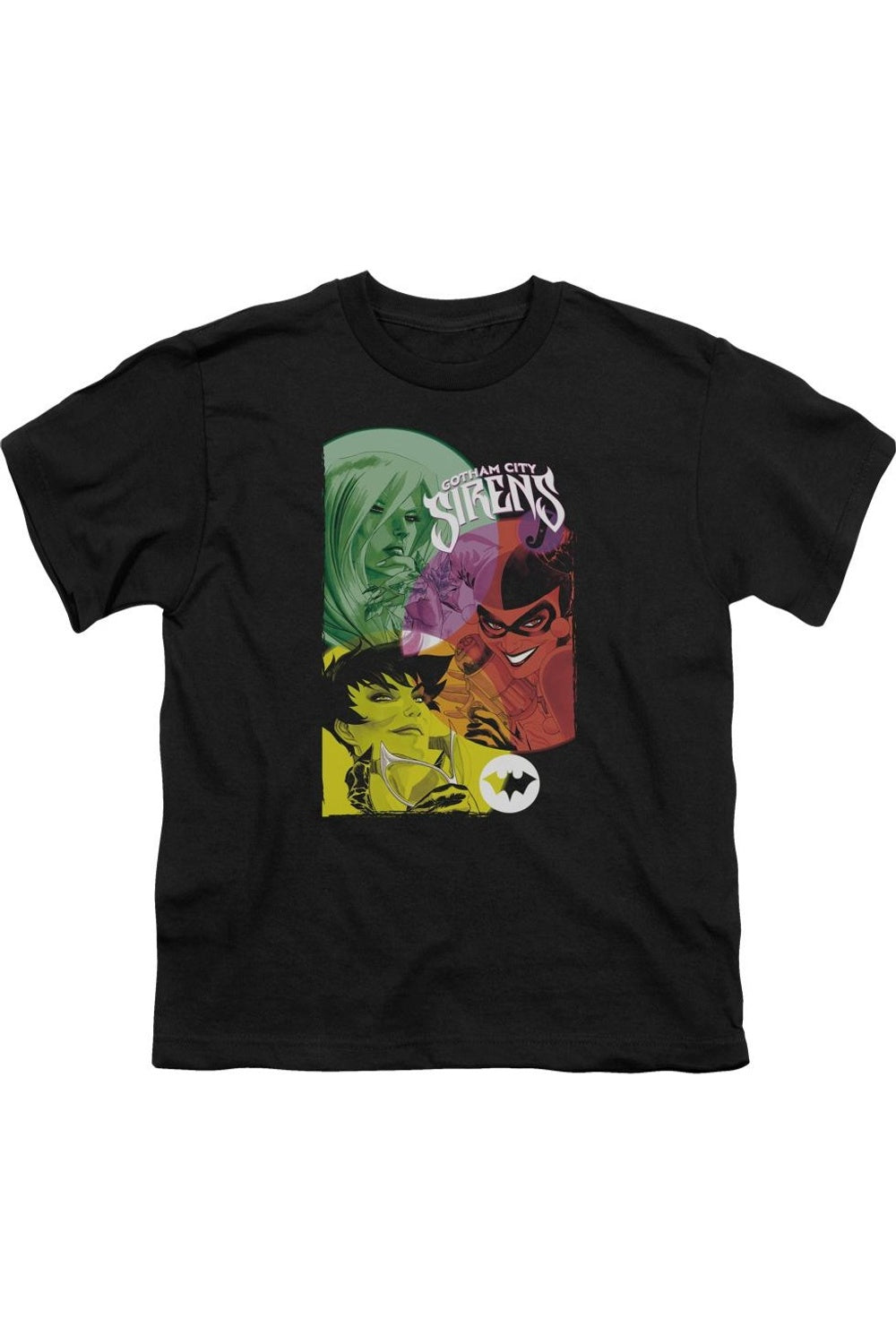 

Футболка с коротким рукавом Batman Gotham Sirens для детей Gildan, черный