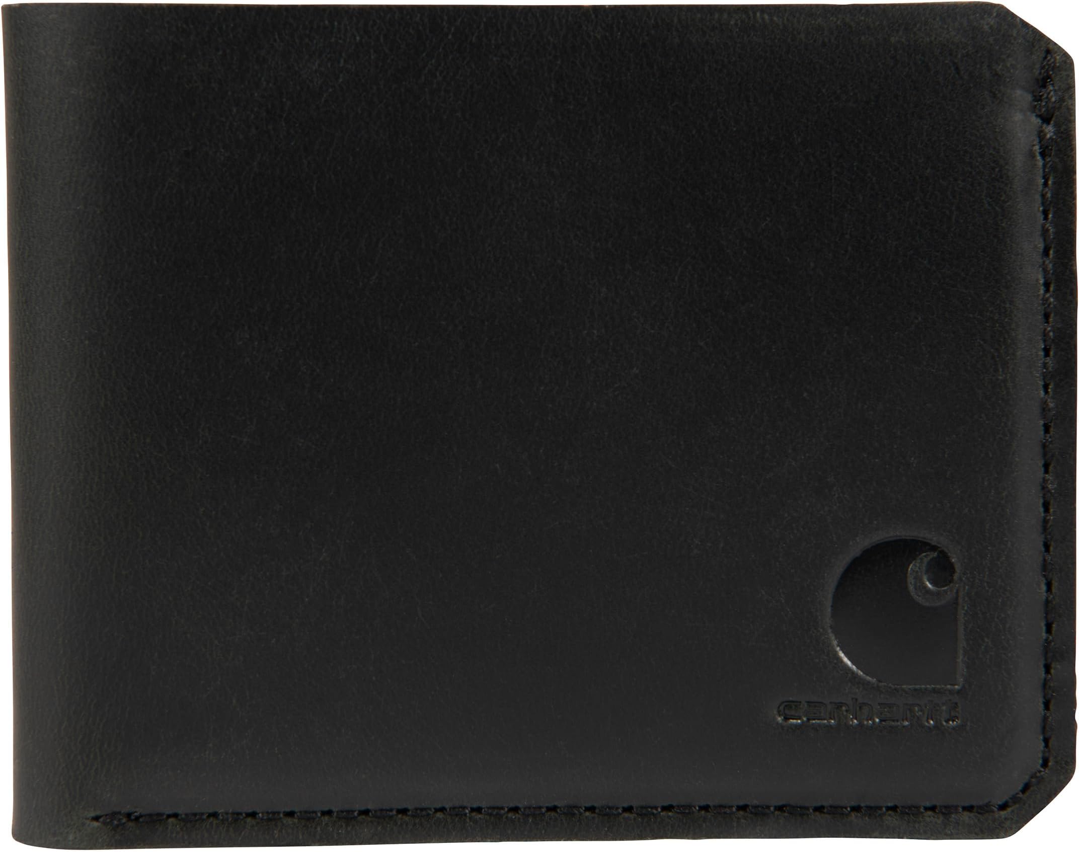 

Кошелек Carhartt Craftsman Leather Bifold Wallet, черный