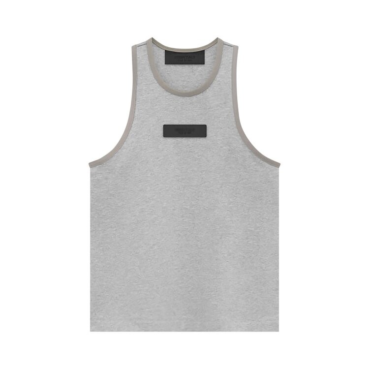 

Майка Fear of God Essentials Kids Tank Top, цвет Light Heather Grey