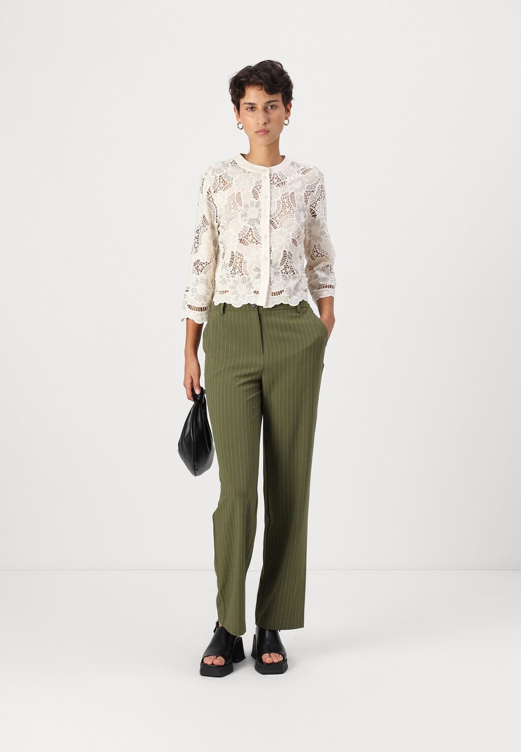 

Брюки ONLKIYA WIDE PANT ONLY, оливковый