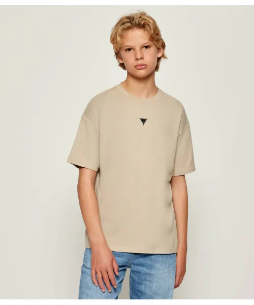 

Тяжелая футболка Regular fit Guess, бежевый