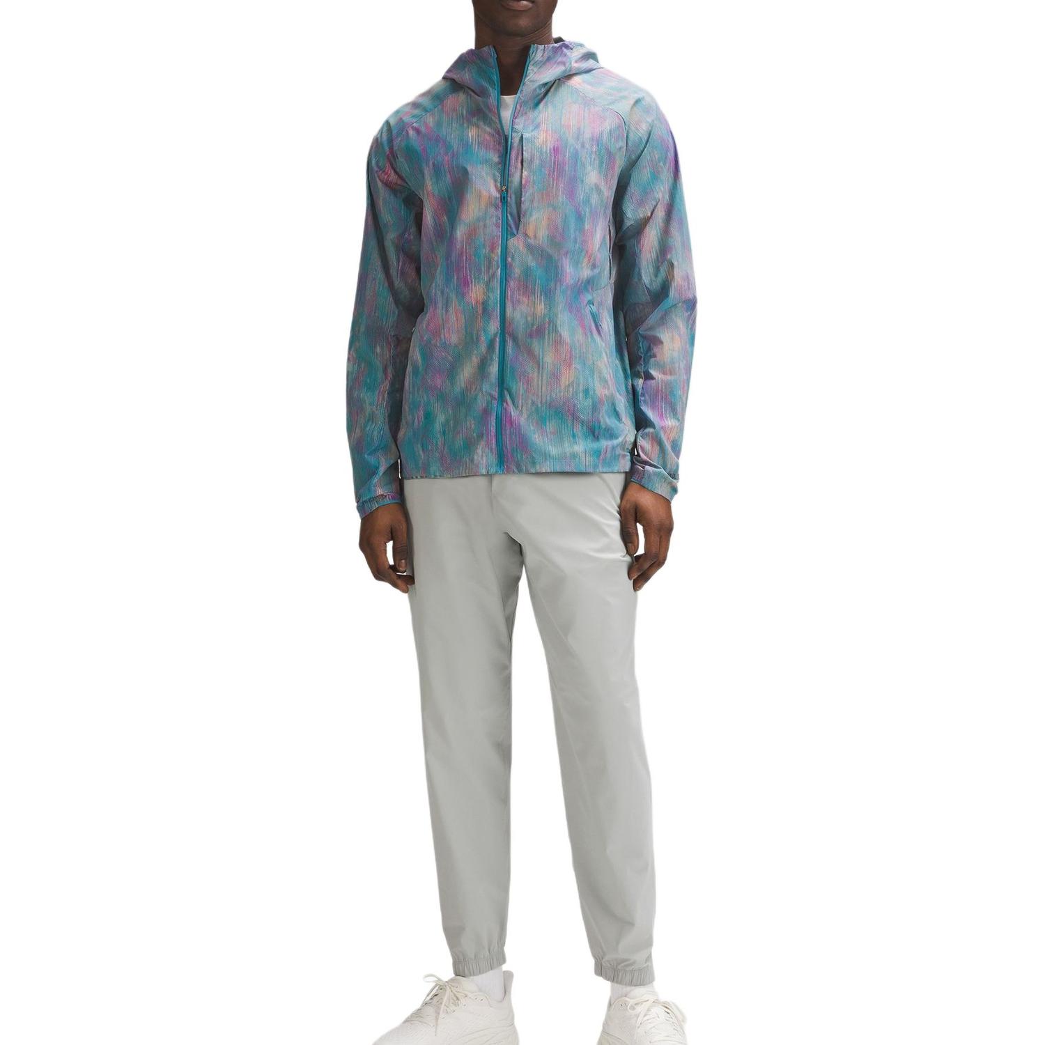 

Футболка Lululemon Fast And Free мужская Pixel Laser Scattering смешанного цвета, Серый, Футболка Lululemon Fast And Free мужская Pixel Laser Scattering смешанного цвета