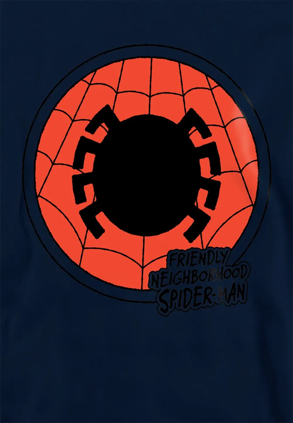 Детский худи Marvel Spiderman, темно-синий, темно-синий — фото 2