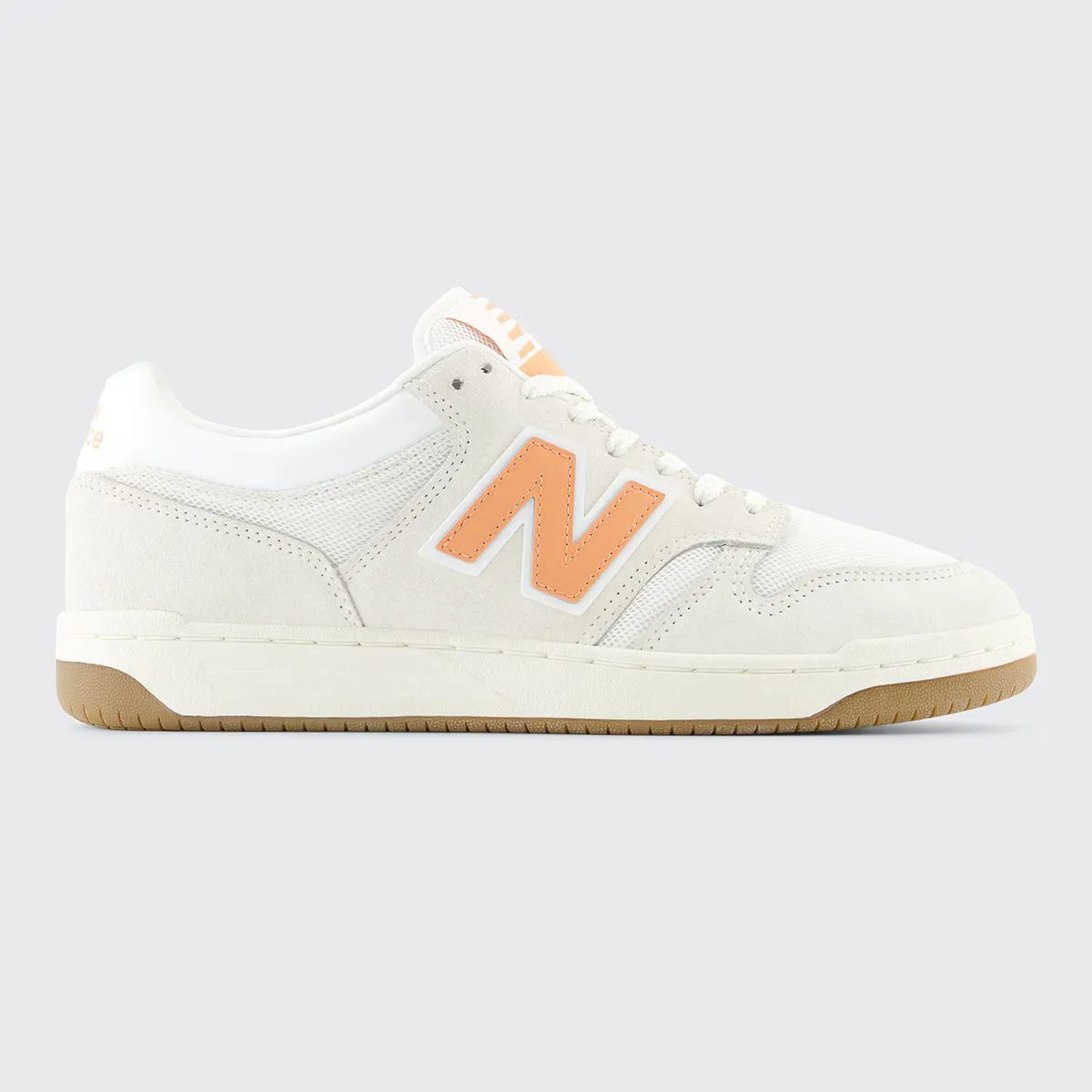 Женские повседневные кроссовки New Balance 480, белый/коралловый