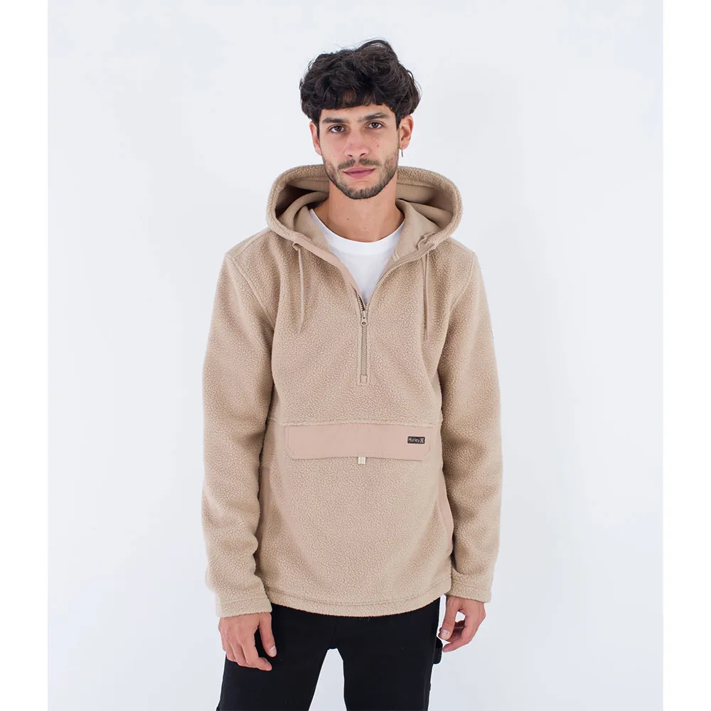 

Толстовка Hurley Burrito Sherpa, коричневый