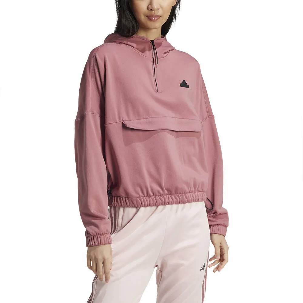

Толстовка adidas City Escape Fleece, розовый