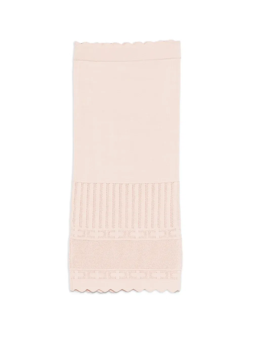 Юбка с фестончатым краем Elisabetta Franchi Kids, розовый — фото 2