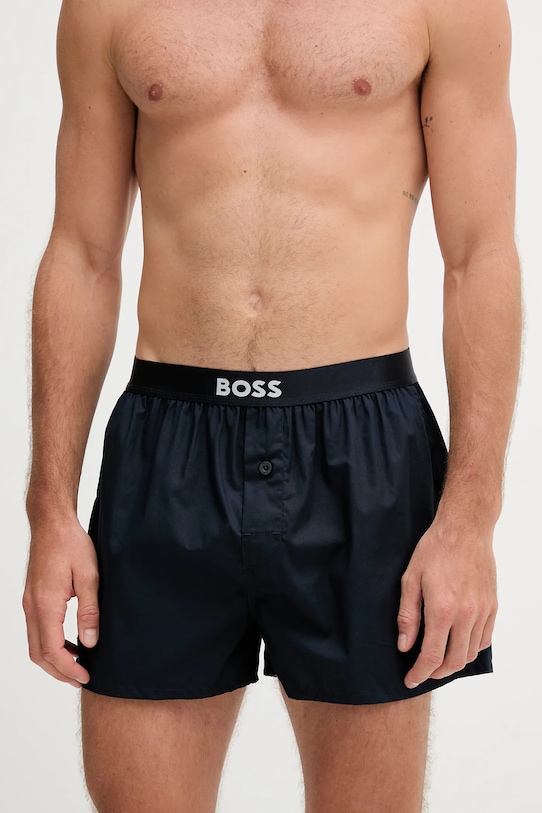 

Хлопковые боксеры 2 шт Boss, темно-синий