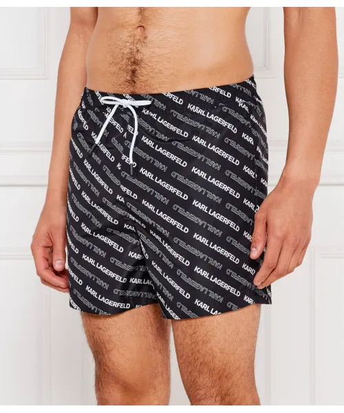 

Пляжные шорты Regular fit Karl Lagerfeld, черный