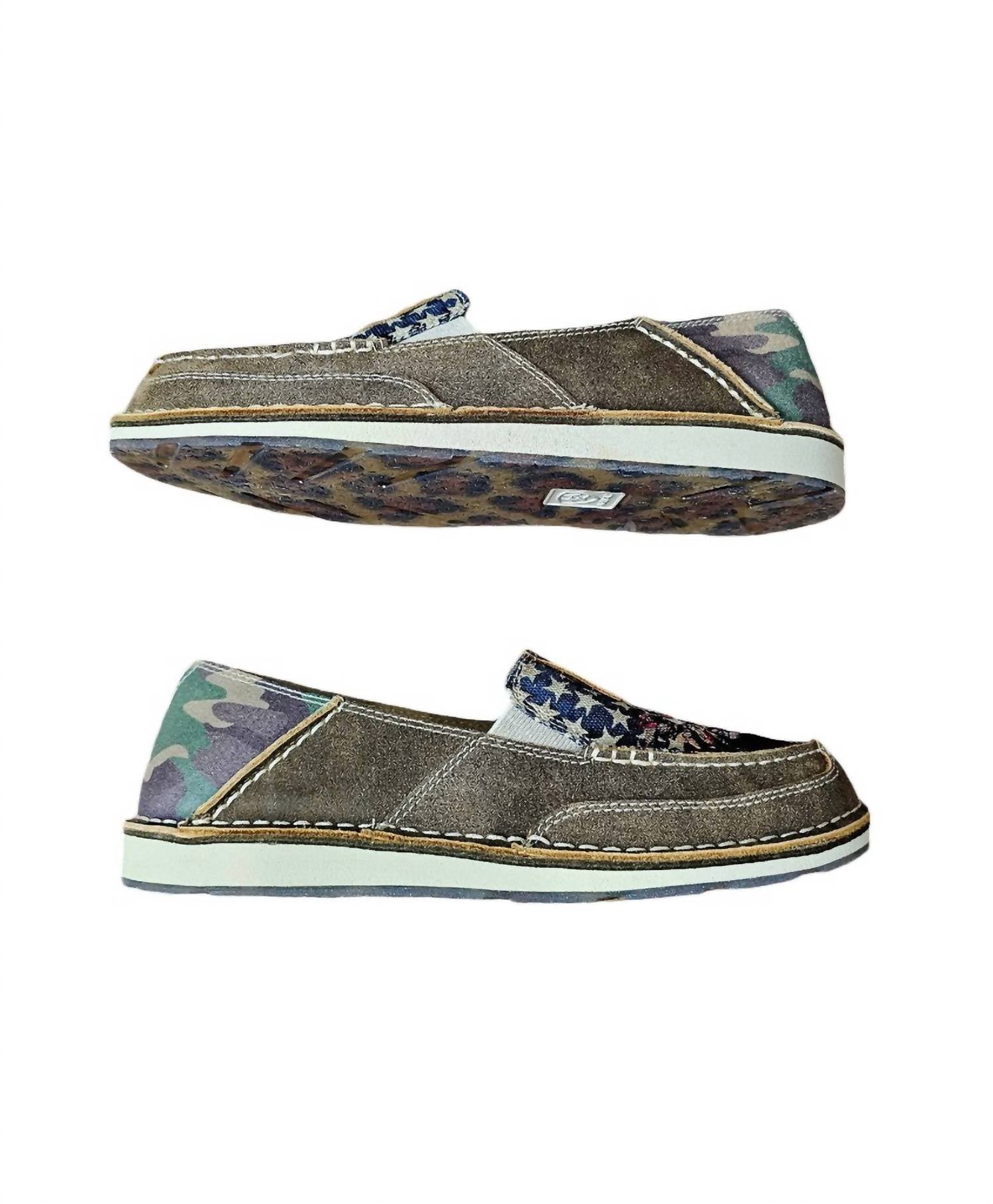 Женские туфли Cruiser American Cowboy Slip On в коричневом цвете ARIAT