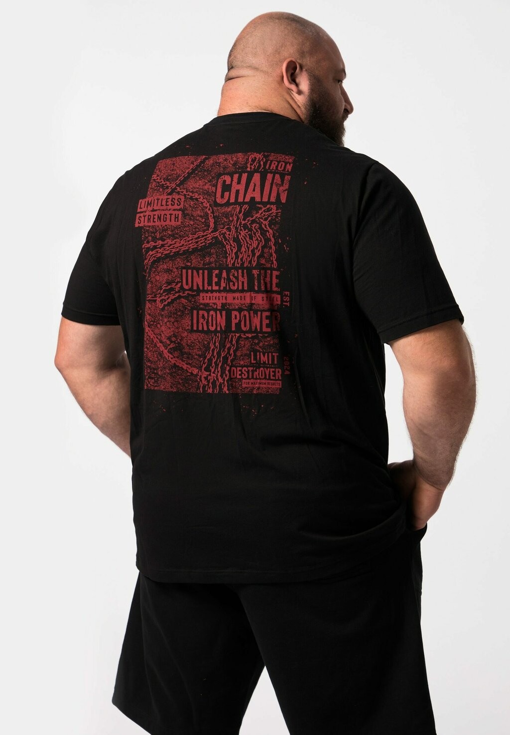 

Футболка с принтом HALF SLEEVE JP1880, черный