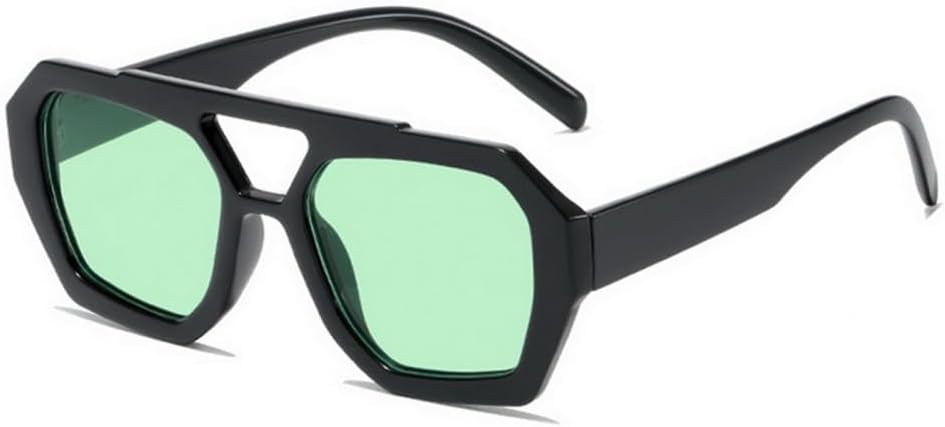 

Солнцезащитные очки в стиле ретро 2027 с двойной перемычкой для женщин, крупная оправа, леопардовый коричневый градиент, модные солнцезащитные очки для мужчин MTZJH, F