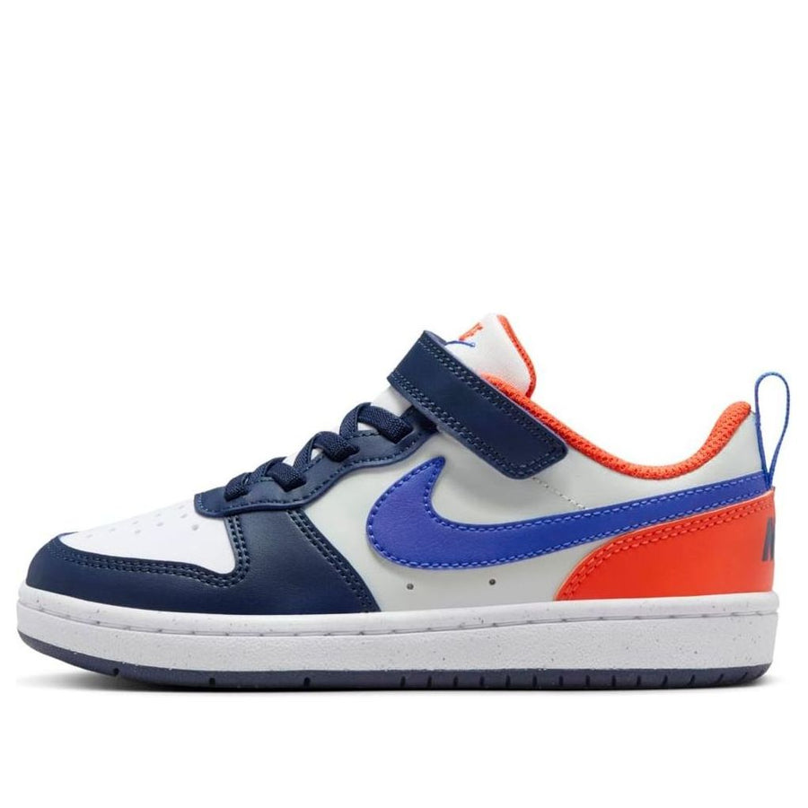

Кроссовки (PS) Nike Court Borough Low Recraft 'White Navy Orange', белый