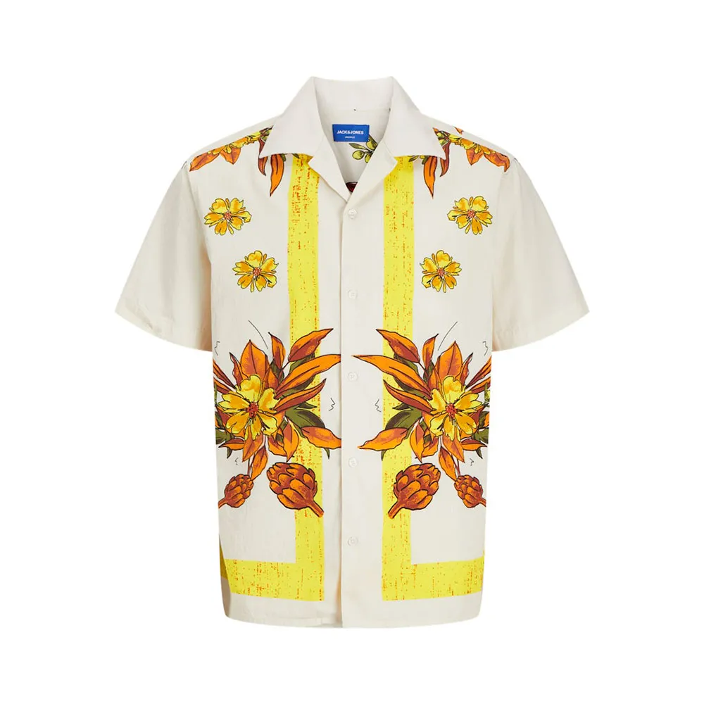 

Рубашка с коротким рукавом Jack & Jones Sean Resort, бежевый