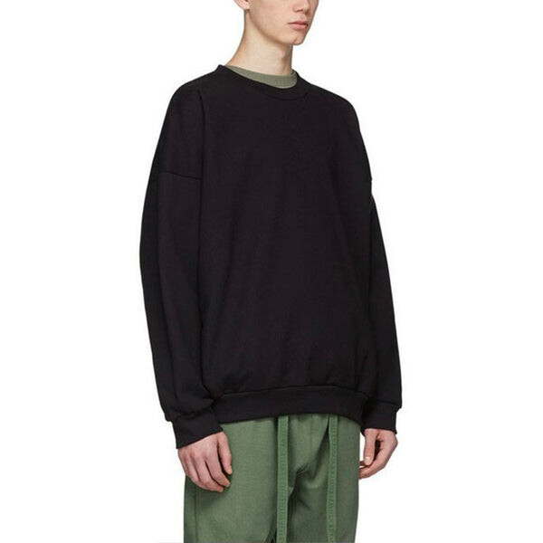 Толстовка back logo crewneck sweatshirt 'black' Fear Of God, черный — фото 2