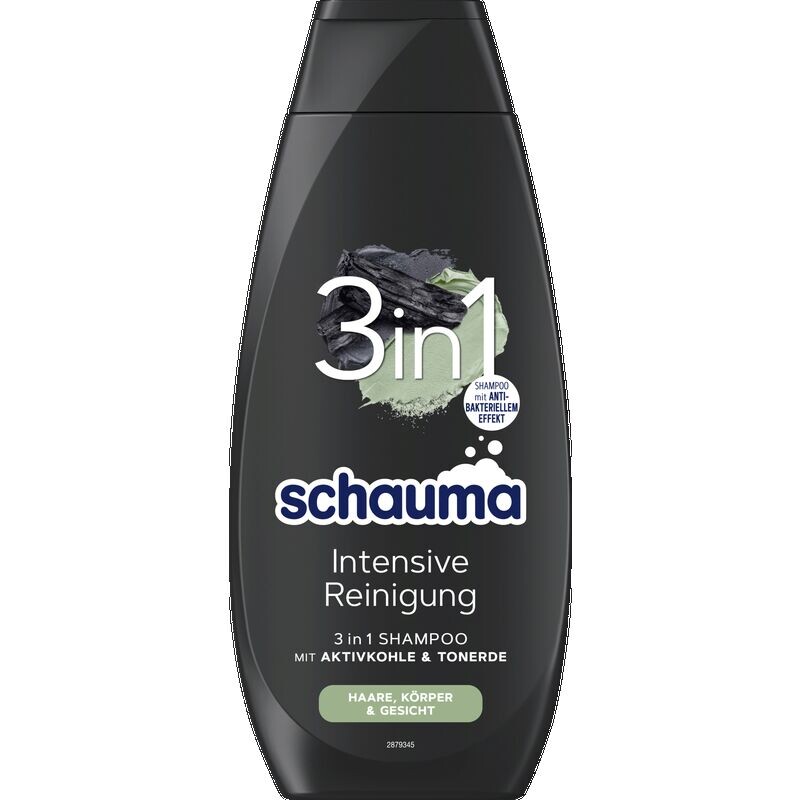 

Интенсивный очищающий шампунь 3в1 Schauma, 400 ml