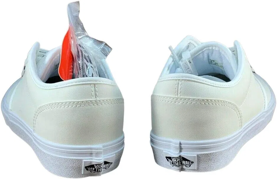 Кроссовки Vans Atwood (кожа) Truewht/Truewht белого цвета, мужские — фото 3
