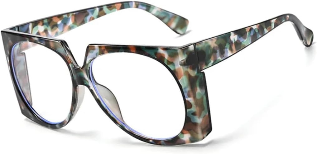 

Крупные солнцезащитные очки для мужчин и женщин в стиле панк, солнцезащитные очки с защитой от УФ-излучения UV400, винтажные солнцезащитные очки с градиентным переходом, модные тренды в мире очков TKKTLLT, Greenflower-clear