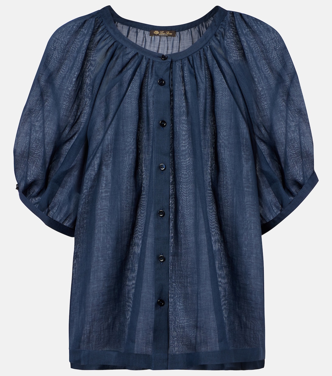 

Рубашка из рами Gritt Loro Piana, Crown Blue