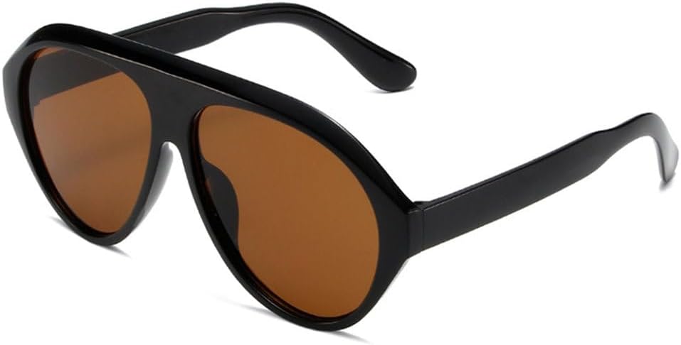 

Модные солнцезащитные очки большого размера для женщин в винтажном стиле, защита от УФ-излучения UV400 для мужчин, для занятий спортом на открытом воздухе и вождения, градиентные солнцезащитные очки generic, Black Tea