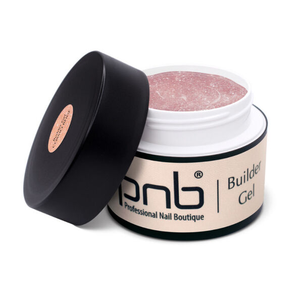 Гель для наращивания ногтей УФ/LED Космо бежевый, 50 мл Pnb Builder gel, цвет cosmo beige — фото 3