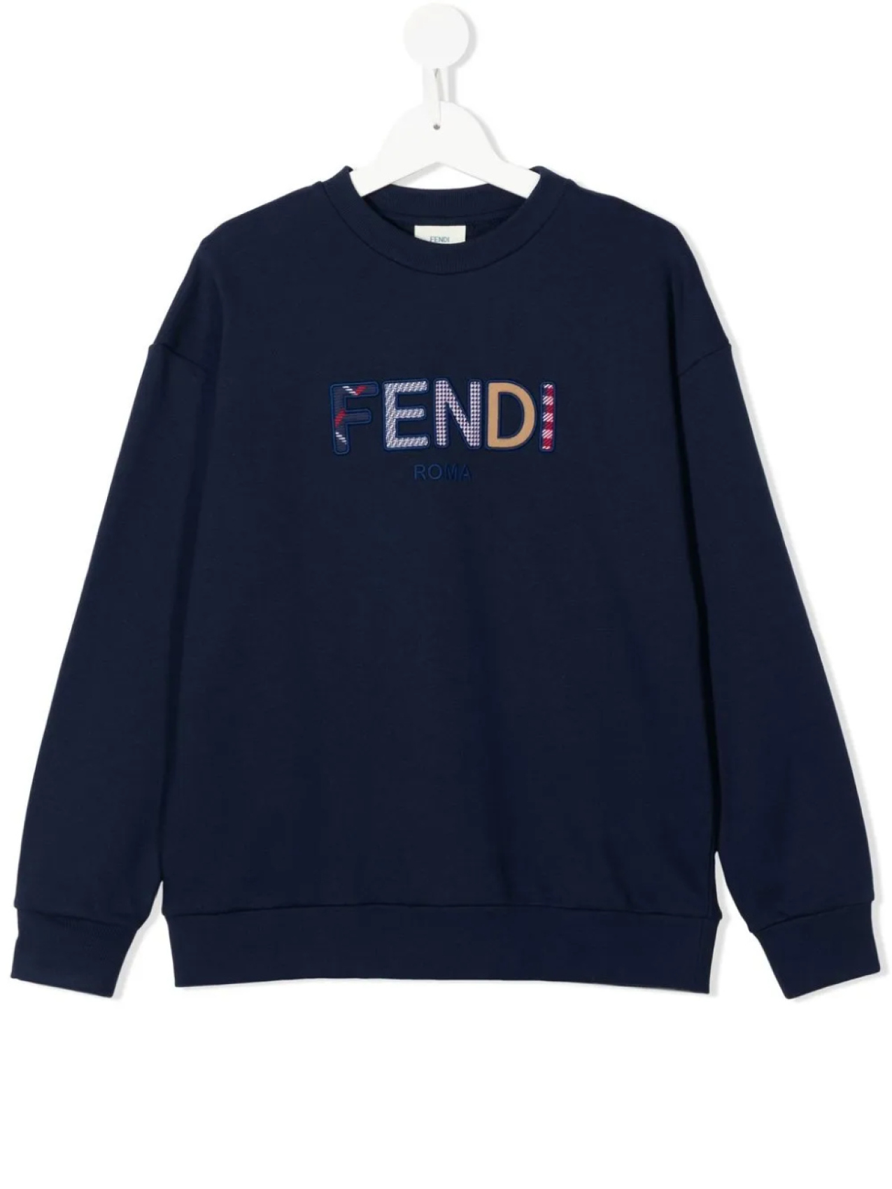 

Толстовка с логотипом Fendi Kids, синий