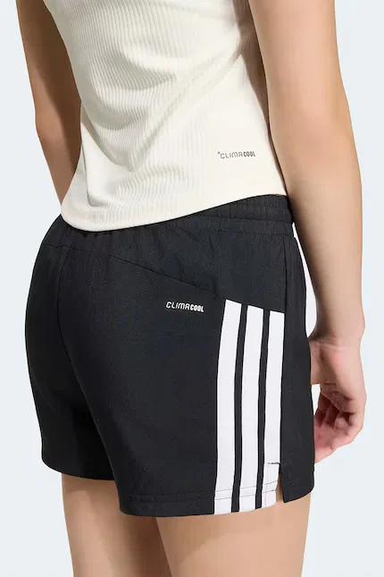 Топ с коротким рукавом кроп-топ Adidas, бежевый — фото 4