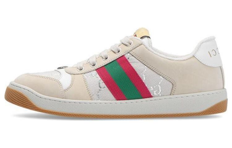 

Gucci Wmns Screener 'White GG Lamé'