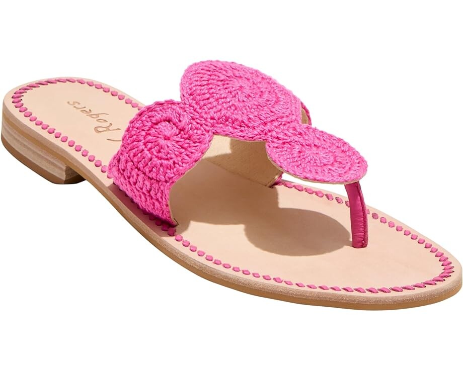 

Сандалии Jack Rogers Jacks Crochet Sandals, фуксия