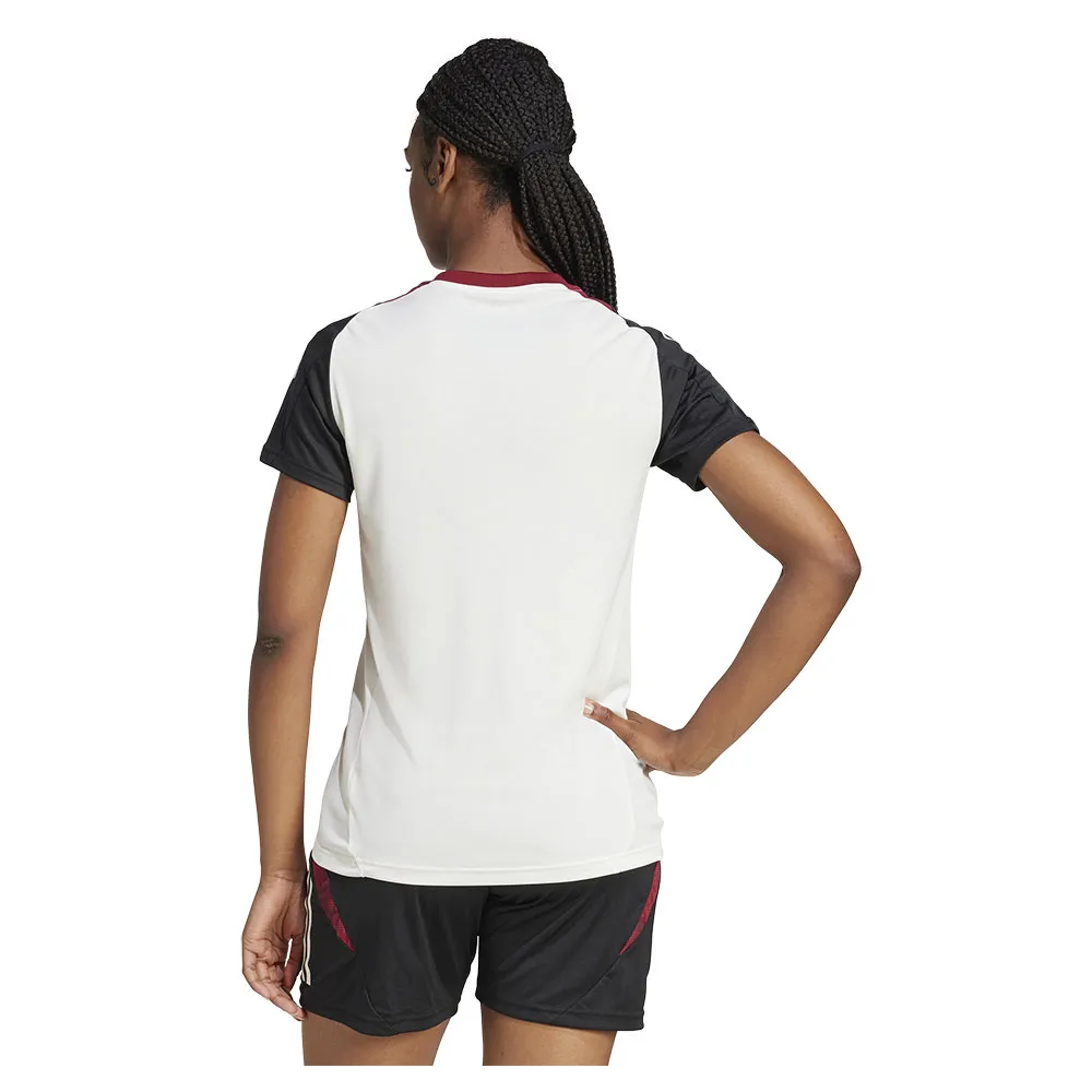 Футболка с коротким рукавом adidas Manchester United 24/25 Tiro training Woman, белый — фото 2