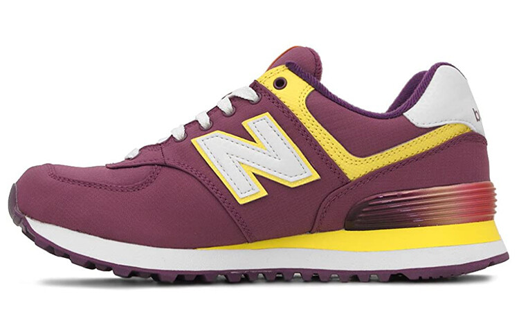 

Кроссовки женские NB 574 с низким верхом, фиолетовые/желтые New Balance